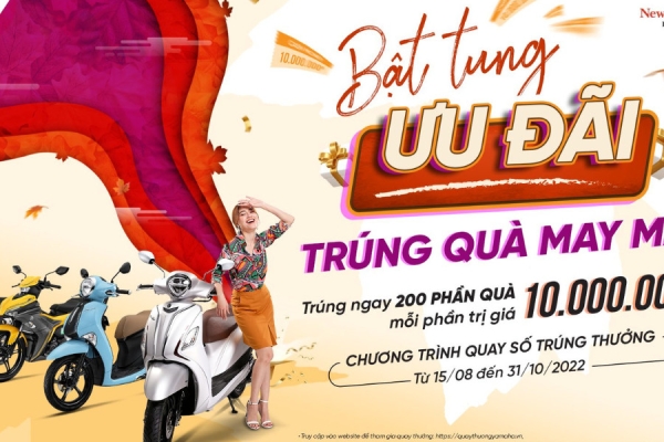 BẬT TUNG ƯU ĐÃI-TRÚNG QUÀ MAY 