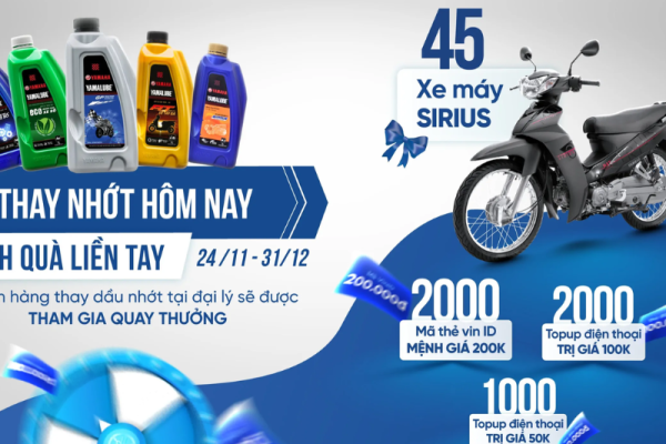 Thay nhớt hôm nay _ Rinh quà liền tay 