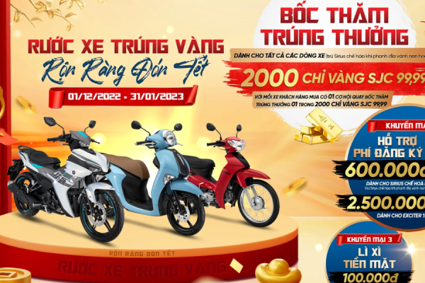 RƯỚC XE TRÚNG VÀNG- RỘN RÀNG ĐÓN TẾT