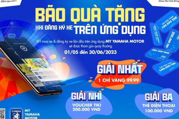 BÃO QUÀ TẶNG KHI ĐĂNG KÝ XE TRÊN ỨNG DỤNG